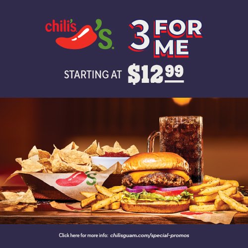 3 For Me — starting at $12.99